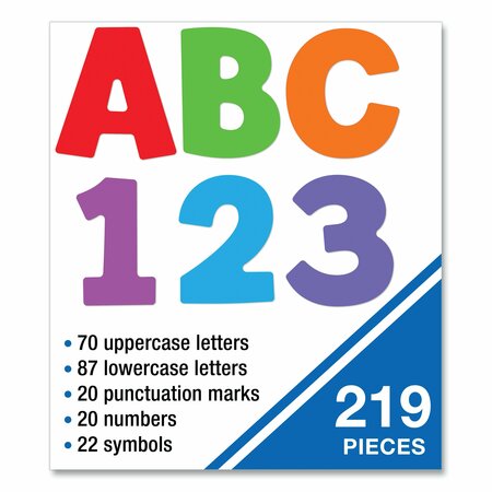 Carson Dellosa EZ Letter Combo Packs, Color Splash Assortment, 4 in.h, 219 Characters 130098